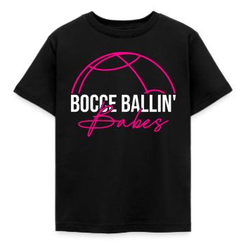 Bocce Ballin' Babes - Boccia - T-shirt Enfant - noir - Devant - AI Model Kid Female (0cm)