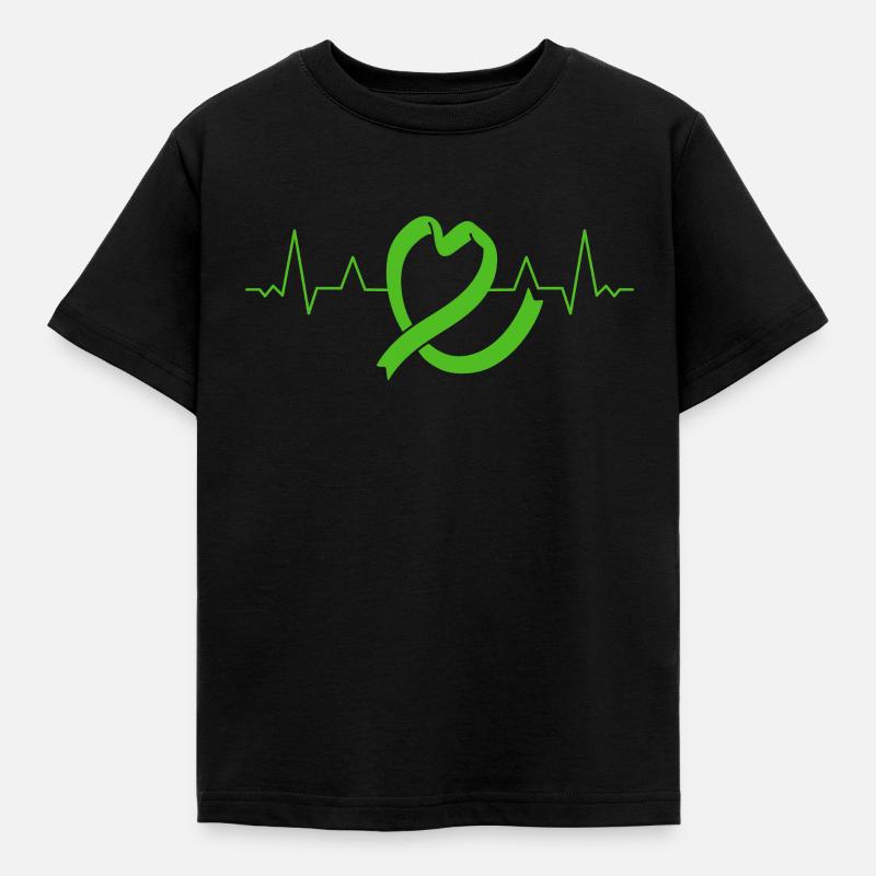 Organspender Organtransplantation Organspende - Kinder T-Shirt - Schwarz