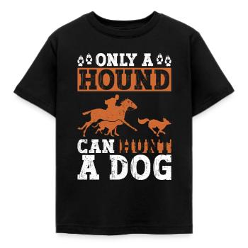 Renard Chasse Cadeaux Chien De Chasse - T-shirt Enfant - noir - Devant - AI Model Kid Female (0cm)