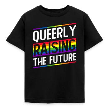Parents gays Gay Pride Famille Parents queer - T-shirt Enfant - noir - Devant - AI Model Kid Female (0cm)
