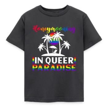 Mariage Gay Pride Mariage Gay - T-shirt Enfant - charbon - Devant - AI Model Kid Female (0cm)