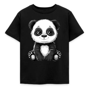 Panda Ours Panda géant japonais - T-shirt Enfant - noir - Devant - AI Model Kid Female (0cm)