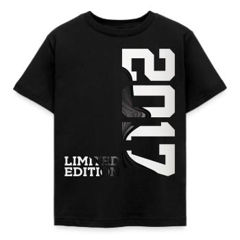 9. GEBURTSTAG LIMITED EDITION 2017 - Kinder T-Shirt - Schwarz - Vorne - AI Model Kid Female (0cm)