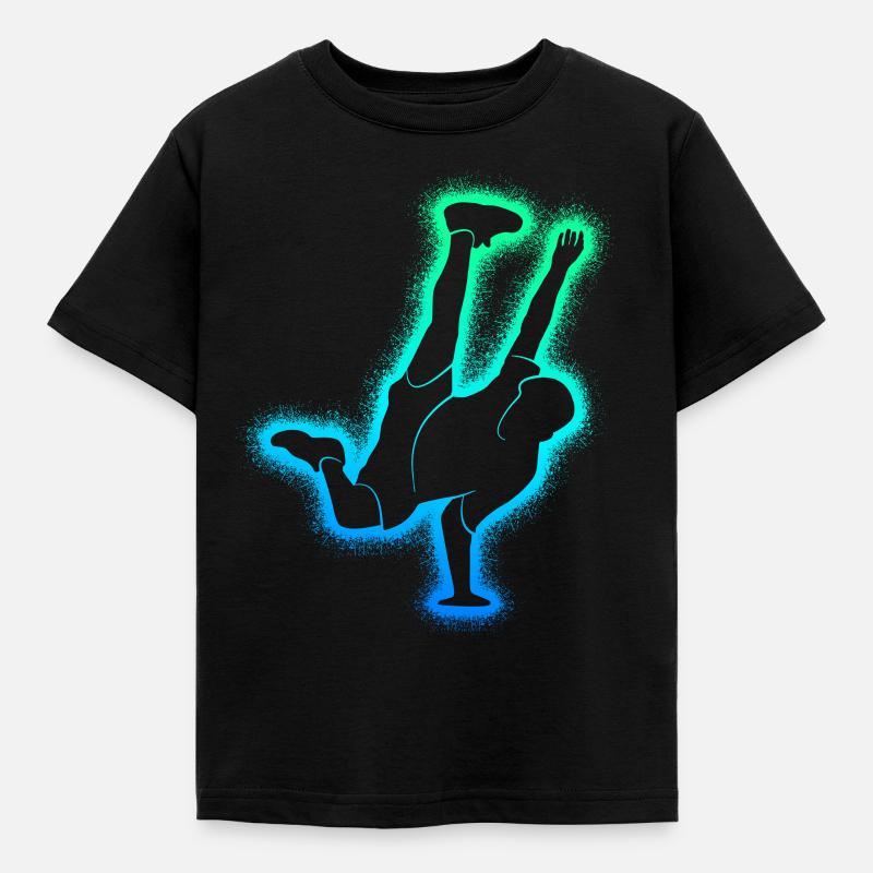 Breakdance Danse Breakdancer Enfants Breakdance - T-shirt Enfant - noir