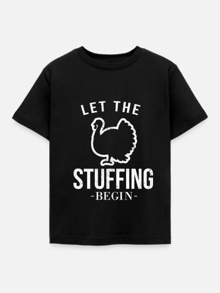 Thanksgiving - Kinder T-Shirt - Schwarz