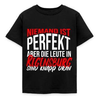 Regensburg Meine Stadt Bayern Regensburger - Kinder T-Shirt - Schwarz - Vorne - AI Model Kid Female (0cm)