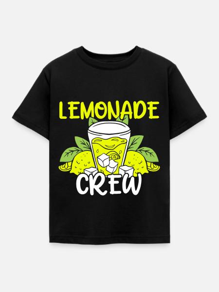 Limonaden-Stand - Kinder T-Shirt - Schwarz