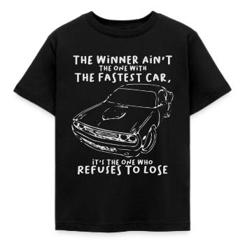 Motorsport - Kinder T-Shirt - Schwarz - Vorne - AI Model Kid Female (0cm)