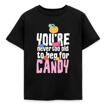 Halloween sweets - Kids' T-Shirt - black - Front - AI Model Kid Female (0cm)