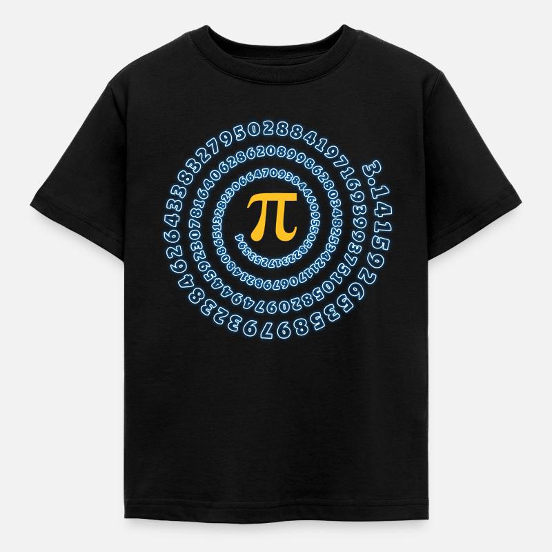 cadeau de maths de symbole de pi - T-shirt Enfant - noir