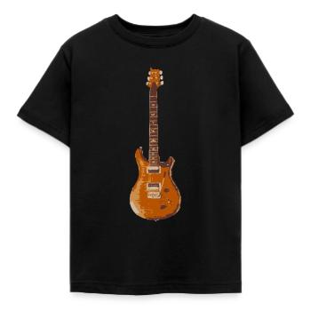 E-Gitarre T-Shirt für Männer und Frauen Paul Reed - Kinder T-Shirt - Schwarz - Vorne - AI Model Kid Female (0cm)