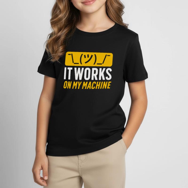 Ascii Coder CSS HTML Nerd Geek Programmierer Kinder T-Shirt