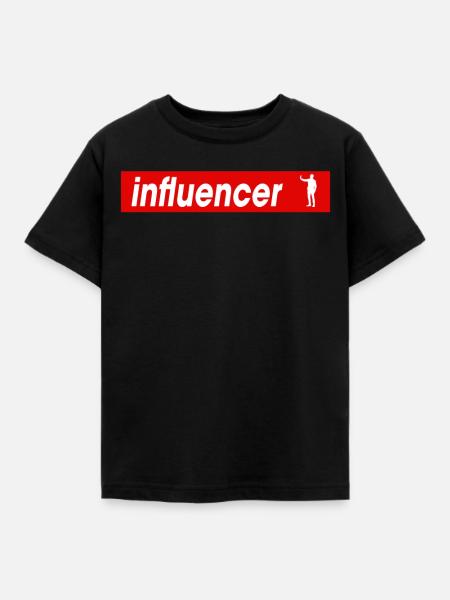 Fantastic Influencer Tshirt Design - Kinder T-Shirt - Schwarz