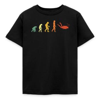 Distressed Diving Evolution - T-shirt Enfant - noir - Devant - AI Model Kid Female (0cm)