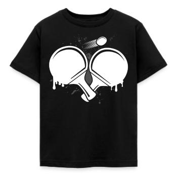 Ping-pong - T-shirt Enfant - noir - Devant - AI Model Kid Female (0cm)
