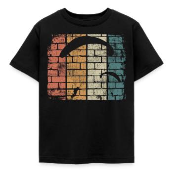 Parapente - T-shirt Enfant - noir - Devant - AI Model Kid Female (0cm)