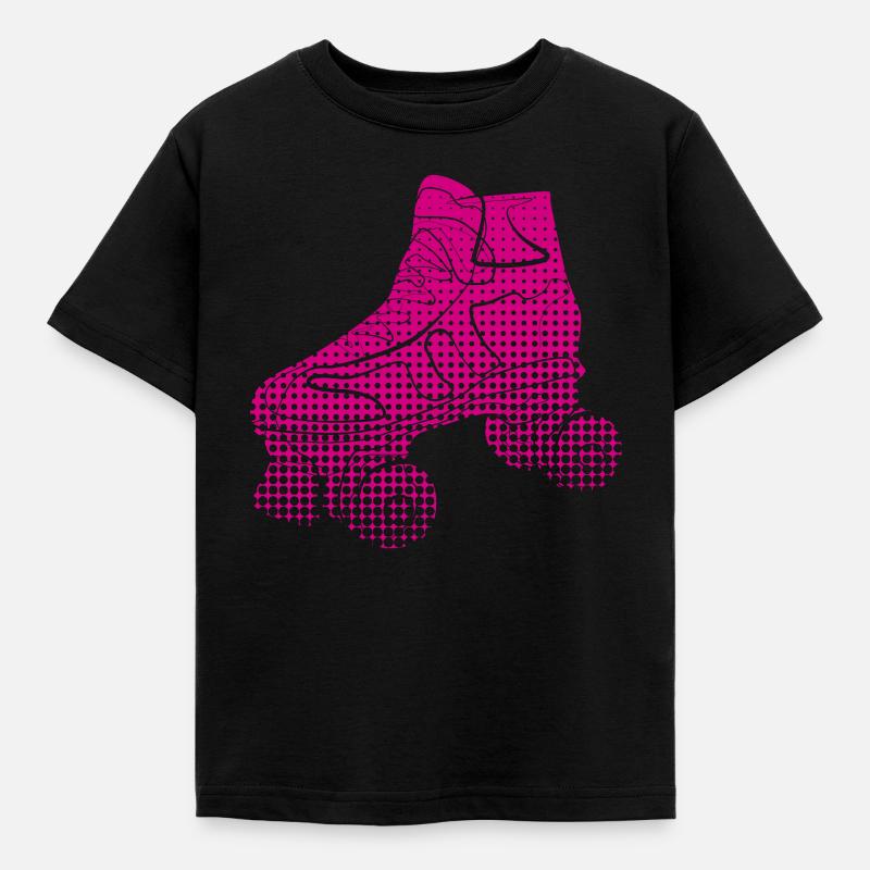 Roller skating Roller skating - Kids' T-Shirt - black