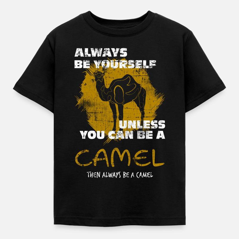 Camel - Kids' T-Shirt - black
