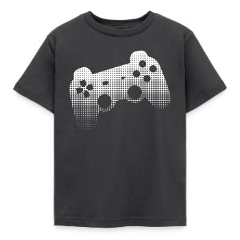 Console Gaming - Kinderen T-shirt - antraciet - Voor - AI Model Kid Female (0cm)