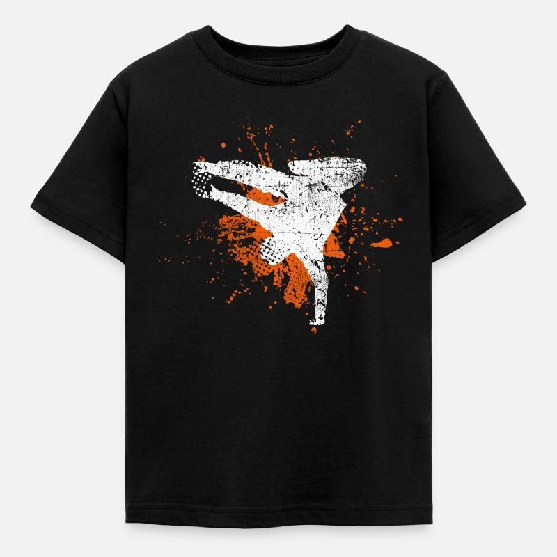 Breakdancer - Kinder T-Shirt - Schwarz