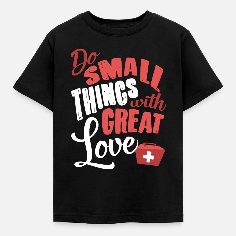 Krankenschwester - Kinder T-Shirt - Schwarz