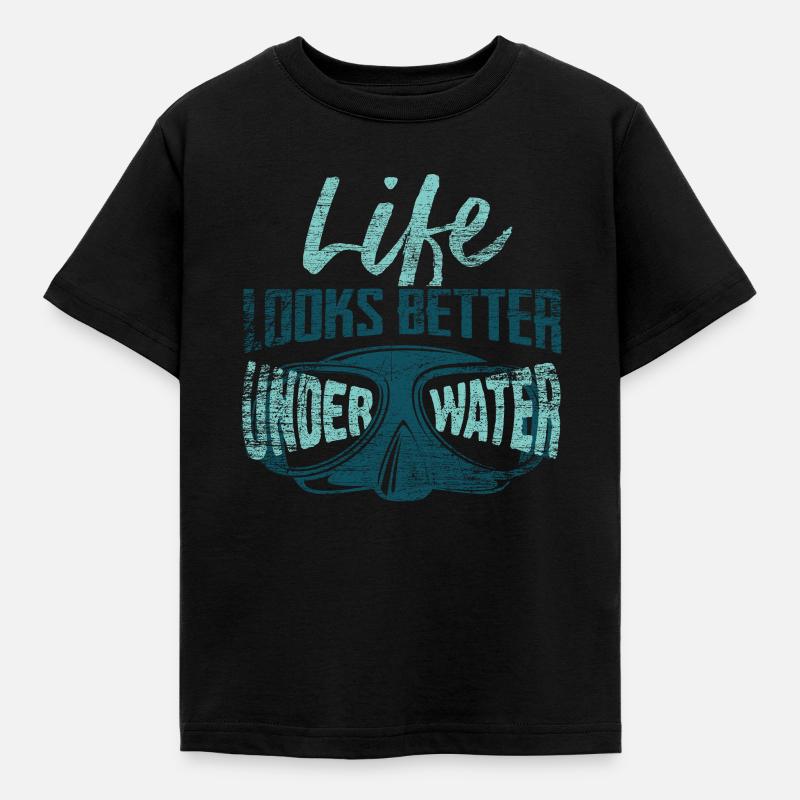 plongée - T-shirt Enfant - noir