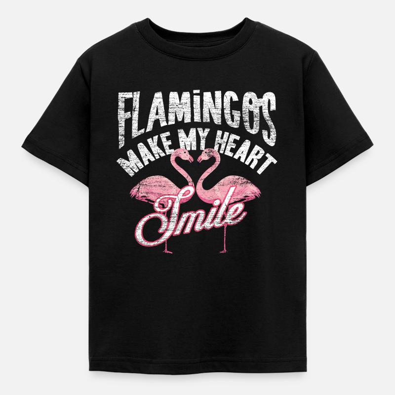 flaming - Koszulka dziecięca - czarny