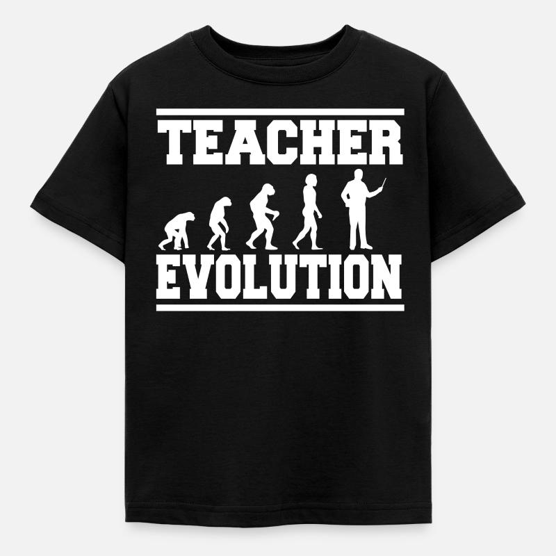 TEACHER EVOLUTION Tee Shirt - Kinder T-Shirt - Schwarz