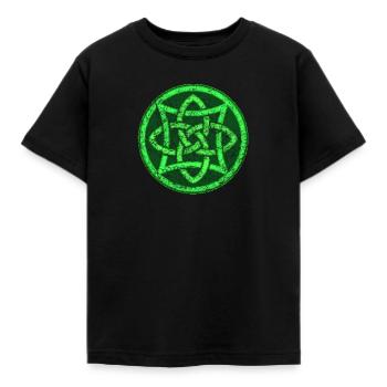 Celtes Celtes Celtique Symbole celtique - T-shirt Enfant - noir - Devant - AI Model Kid Female (0cm)