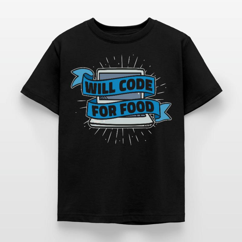 Programmierer Coder Software Entwickler Kinder T-Shirt