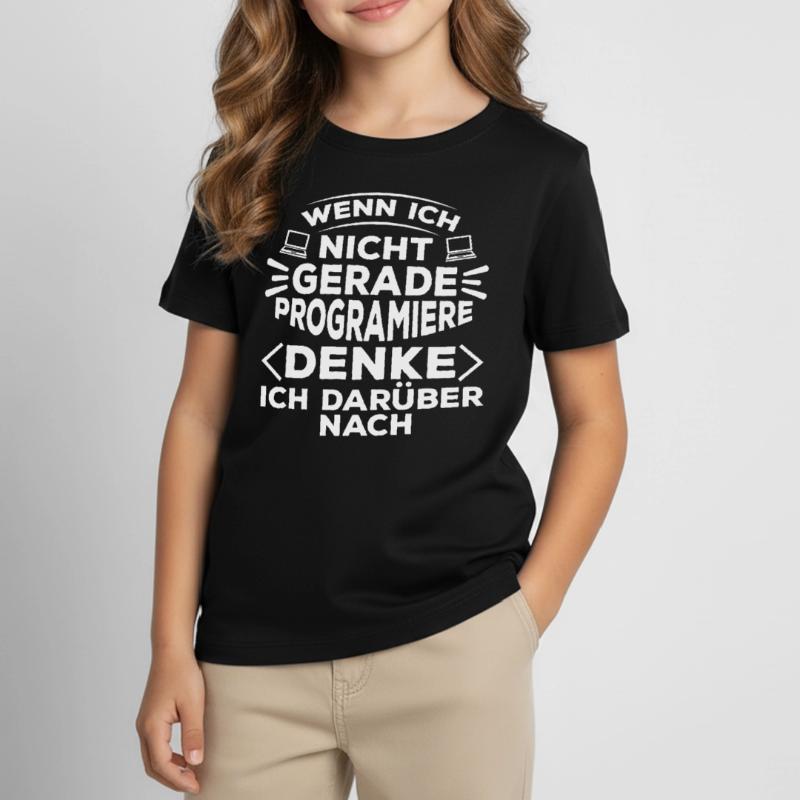 Programmierer Coder Software Entwickler Kinder T-Shirt