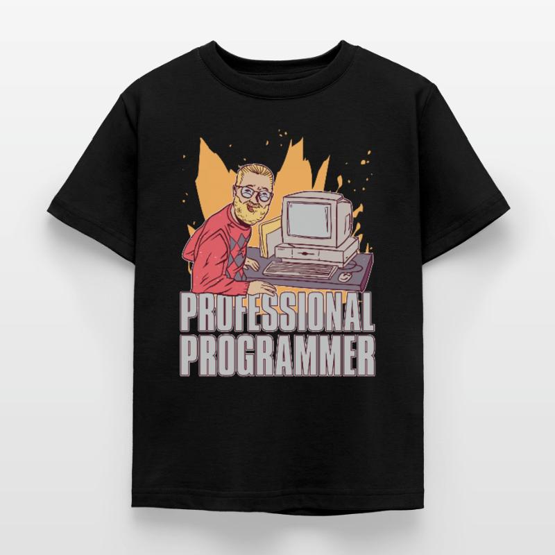 Programmierer Coder Software Entwickler Kinder T-Shirt