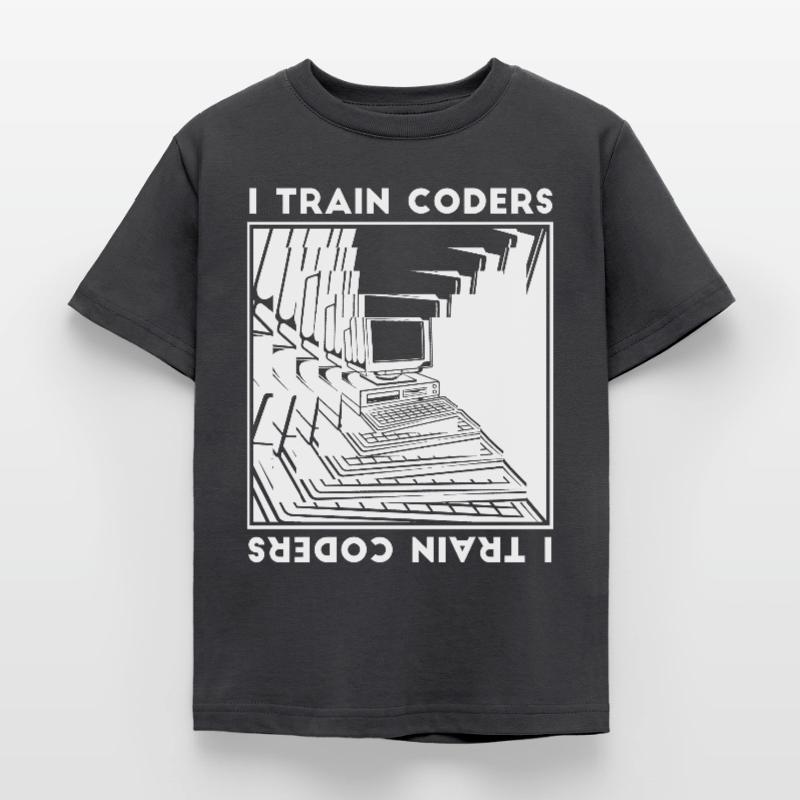 Entwickler Coder Programmierer Rechner Kinder T-Shirt