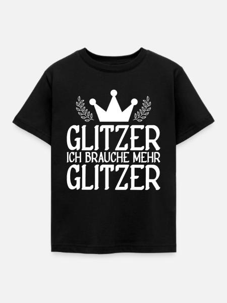 Prinzessin Funkeln - Kinder T-Shirt - Schwarz