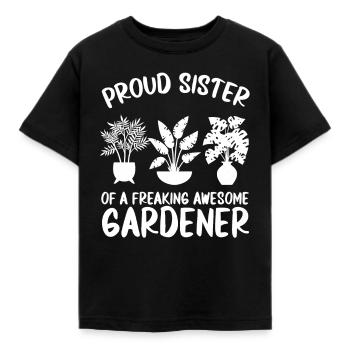 Jardinier amateur jardinier jardinier - T-shirt Enfant - noir - Devant - AI Model Kid Female (0cm)