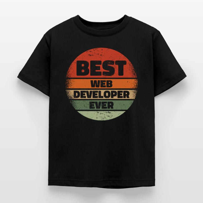 Web Developer Web Developer Best Kids' T-Shirt