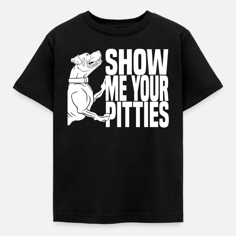 Pitbull Pity Pitbull Ban - T-shirt Enfant - noir