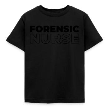 Krankenschwester Infirmière médico-légale - T-shirt Enfant - noir - Devant - AI Model Kid Female (0cm)