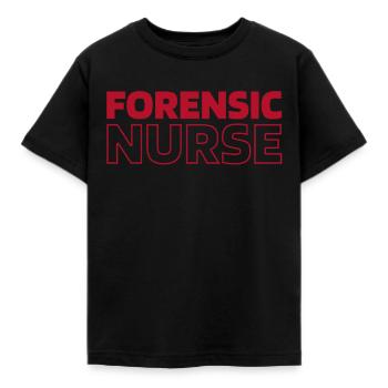 Infirmière médico-légale Krankenschwester - T-shirt Enfant - noir - Devant - AI Model Kid Female (0cm)