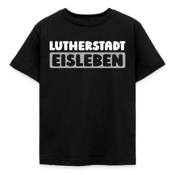 Deutsche Stadt Lutherstadt Eisleben - Kinder T-Shirt - Schwarz - Vorne - AI Model Kid Female (0cm)