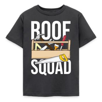 Escouade de couvreurs - T-shirt Enfant - charbon - Devant - AI Model Kid Female (0cm)