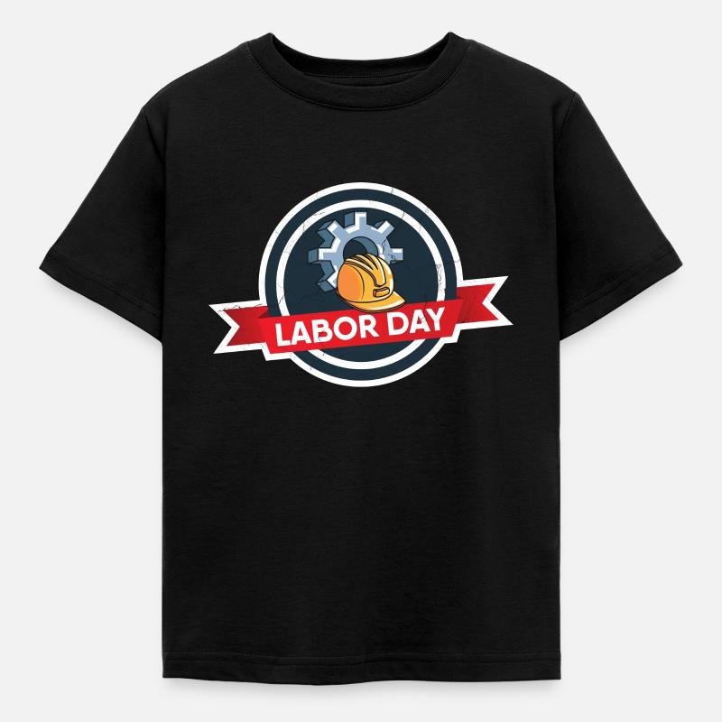 Labor Day - Kinder T-Shirt - Schwarz
