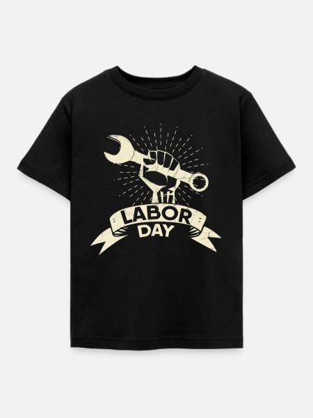 Labor Day - Kinder T-Shirt - Schwarz