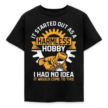 Schweißen Schweißer - Kinder T-Shirt - Schwarz - Vorne - AI Model Kid Female (0cm)