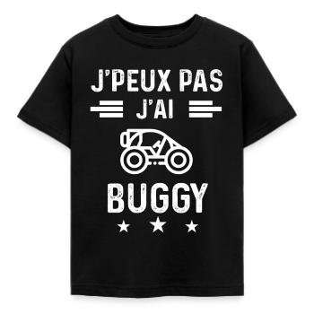 quad je peux pas j'ai buggy - T-shirt Enfant - noir - Devant - AI Model Kid Female (0cm)
