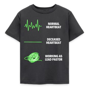 Lead Pastor Congregation Lead Christians - Kinder T-Shirt - Dunkelgrau - Vorne - AI Model Kid Female (0cm)