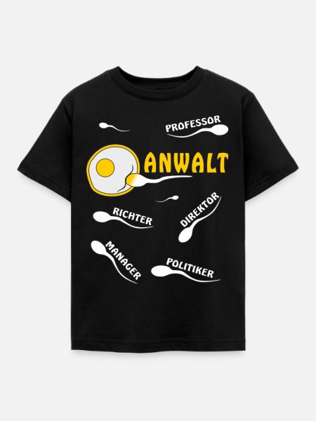 ANWALT - Kinder T-Shirt - Schwarz
