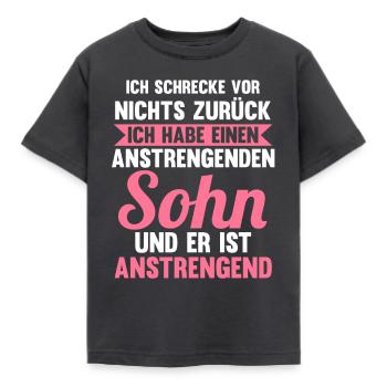 Mutter Mama - Kinder T-Shirt - Dunkelgrau - Vorne - AI Model Kid Female (0cm)