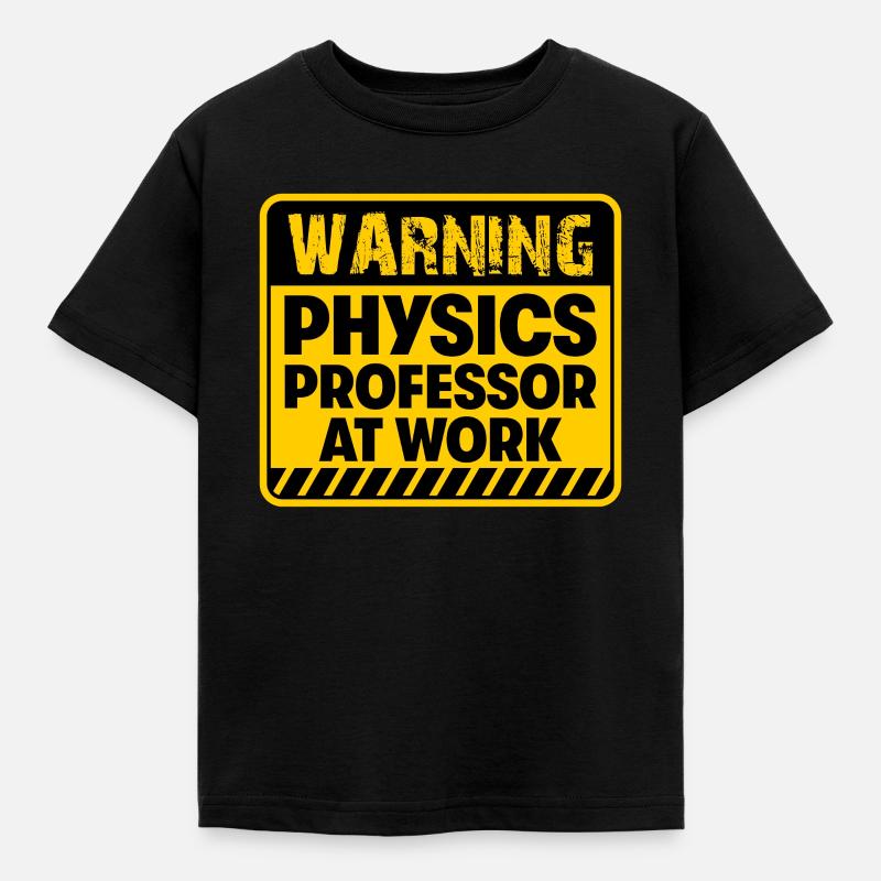 Physics Professor at work - Kids' T-Shirt - black