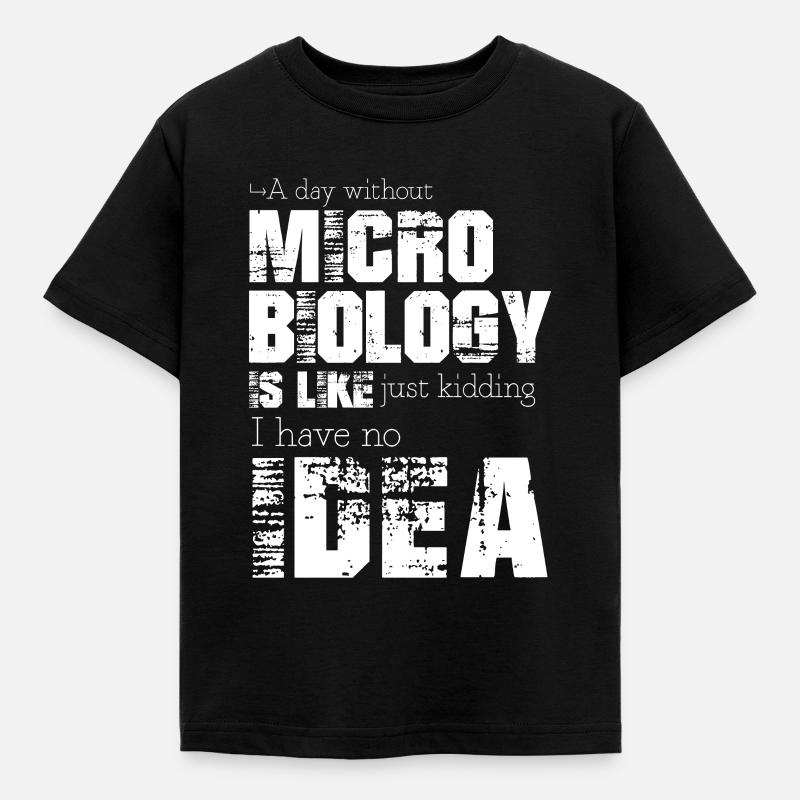 Microbiology - Kids' T-Shirt - black